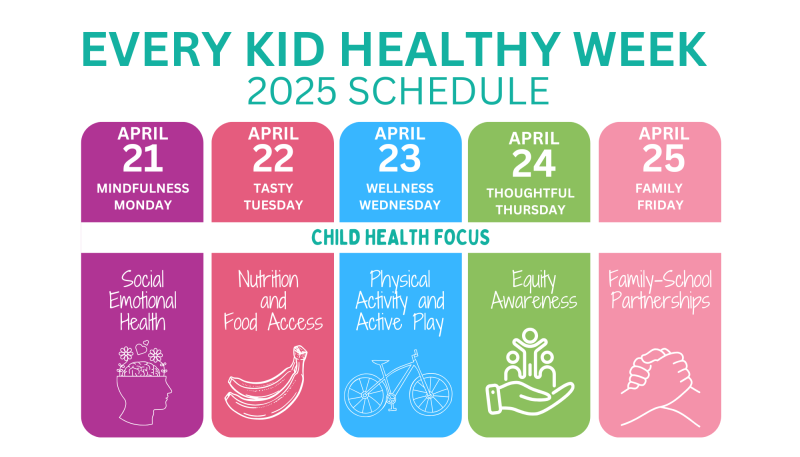 Every Kid Healthy Week 2023 Schedule